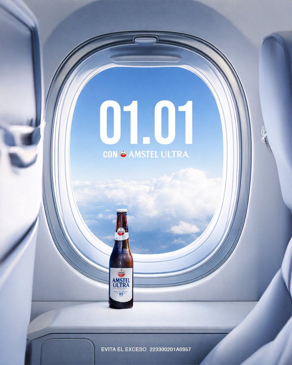 Iniciamos el año manifestando destinos ligeros, instantes frescos y todo lo que llega con vibe
Amstel Ultra. 🍺🍃