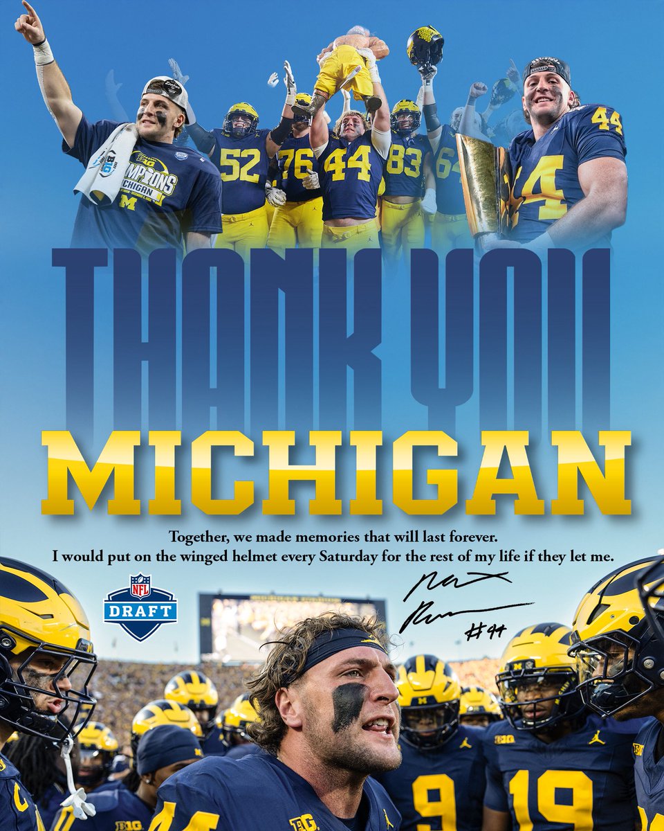 BredesonMax's tweet image. Forever Go Blue!