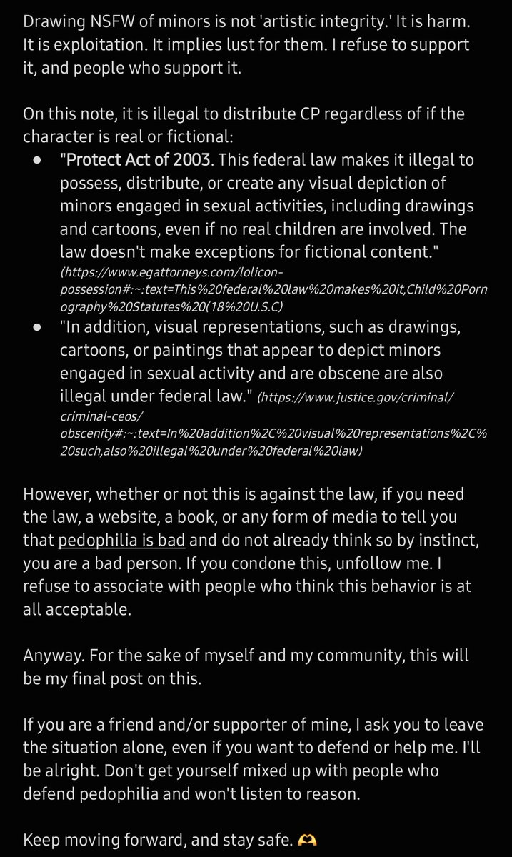 gumballoflegend's tweet photo. +My final word on this. I am not intimidated, but I don't see any point in dragging this out longer than it already is.

Regardless of how you word things, there will always be people who twist your words and stand against you. I refuse to let such people drag me down. 💗 https://t.co/xexzMH6GrS