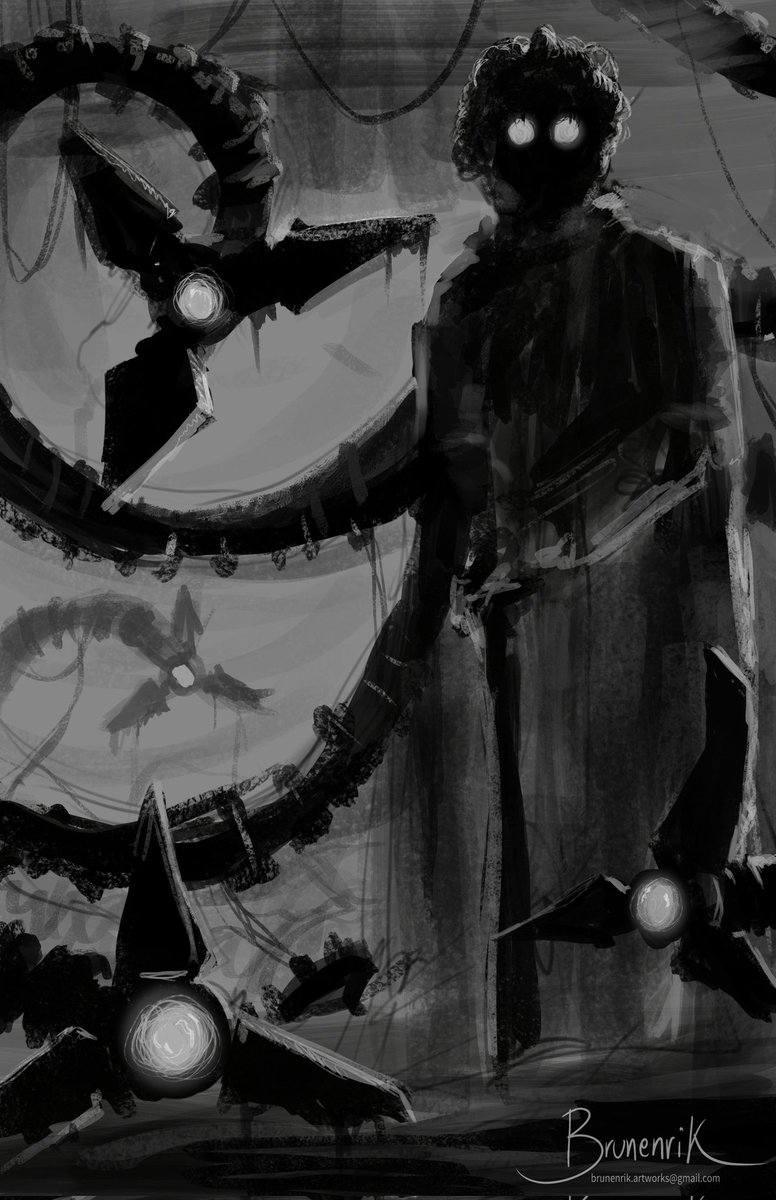 brunenrik's tweet image. My first sketch of 2026!

Doc Octopus, done in the Clip Studio Painting. I liked so much that I'm thinking of finishing it with some colors, mixing the comic book style something similar to Stephen Bissette's art.

I hope you like it.

#digitalpainting #sketch #docock