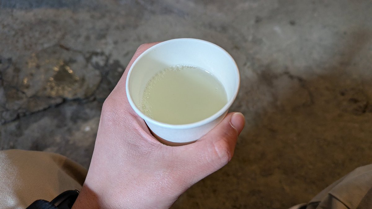 立木観音の参拝後といえば、アツアツのお茶とゆず湯だよね
染みるぅ