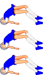 div332's tweet photo. 2Dボーンキャラクターではなく、2Dスプライトキャラクターを使うことで何とかなりそう…と思っていたらまた難関が。Aciton Gamer Makerって１キャラの画像は１ファイルにまとめないとダメとかでしょうか？スピカのファイル20以上あるのですが…（横幅が絵によって大幅に違うため）。#ゲーム制作 https://t.co/gZGR6Vt5Gx