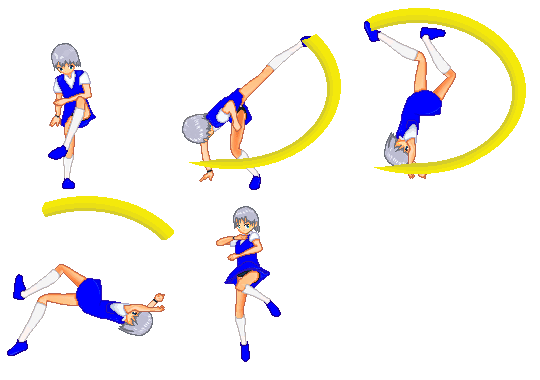 div332's tweet photo. 2Dボーンキャラクターではなく、2Dスプライトキャラクターを使うことで何とかなりそう…と思っていたらまた難関が。Aciton Gamer Makerって１キャラの画像は１ファイルにまとめないとダメとかでしょうか？スピカのファイル20以上あるのですが…（横幅が絵によって大幅に違うため）。#ゲーム制作 https://t.co/gZGR6Vt5Gx