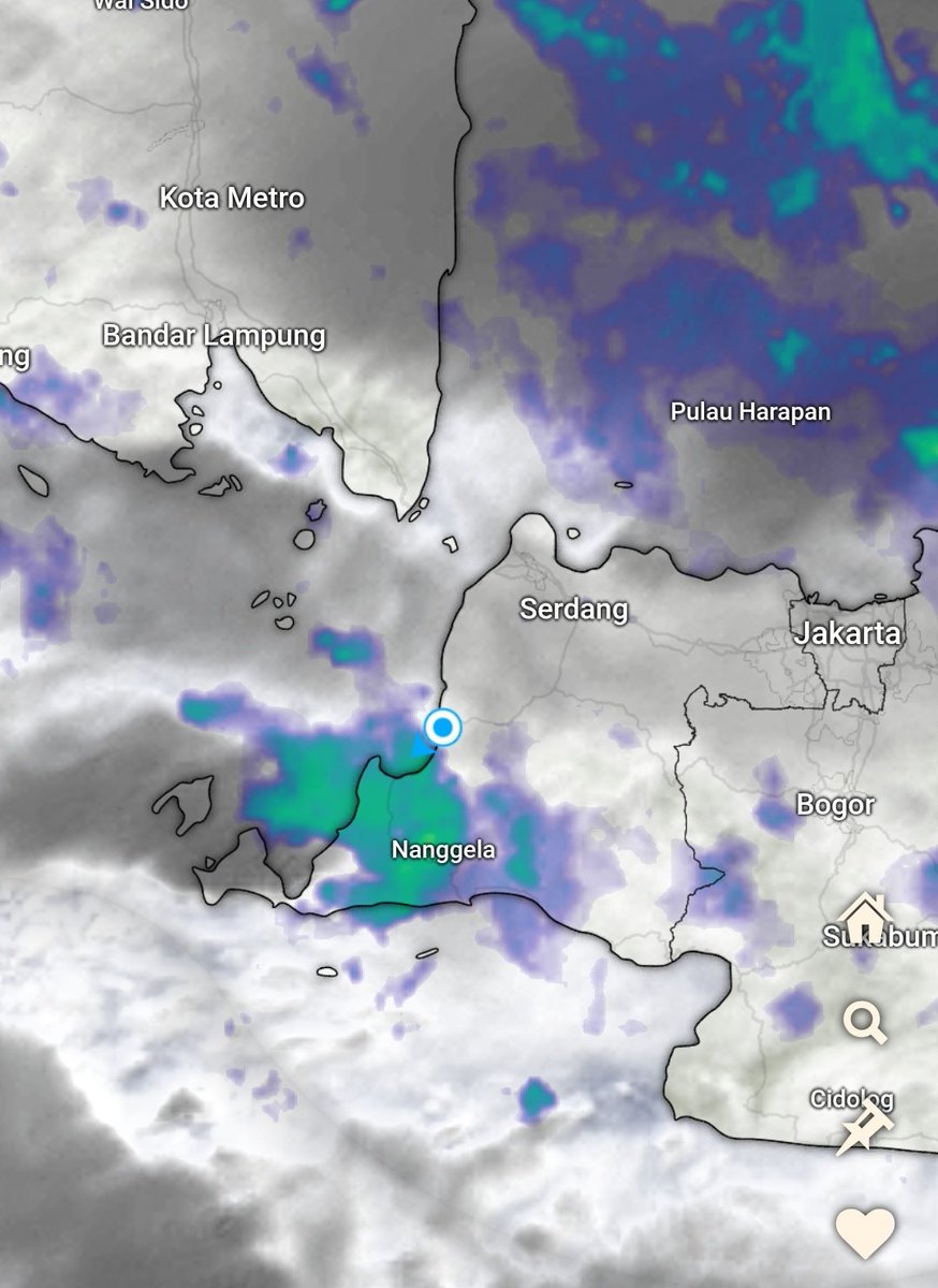 Mantap cuaca dari semalam