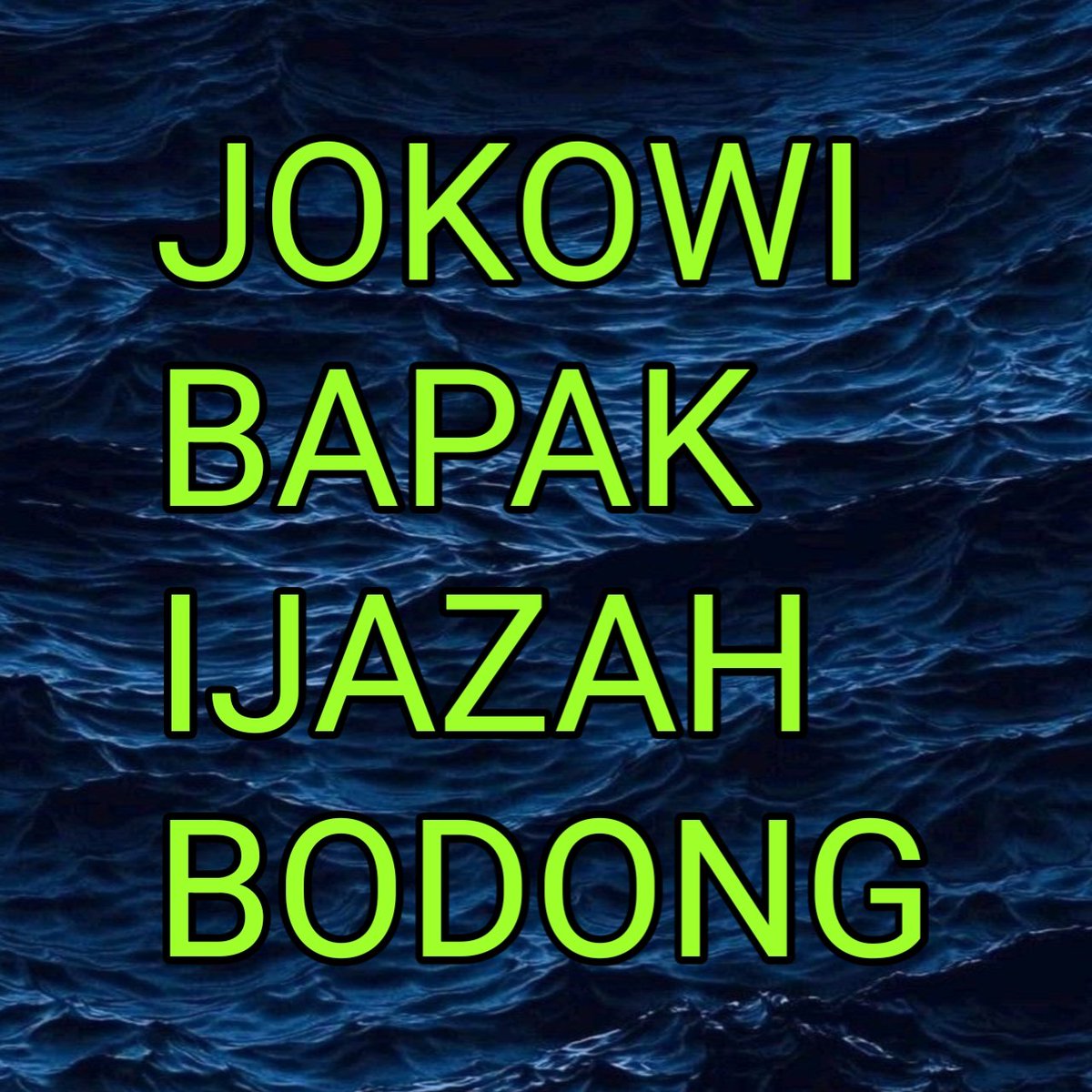 <a href="/kang___L/">L</a> <a href="/EdyIlham7/">E_ Ilham</a> Miris negara kembali jd negara tirani.
#JokowiBermahkotaDusta
#JokowiBermahkotaDusta