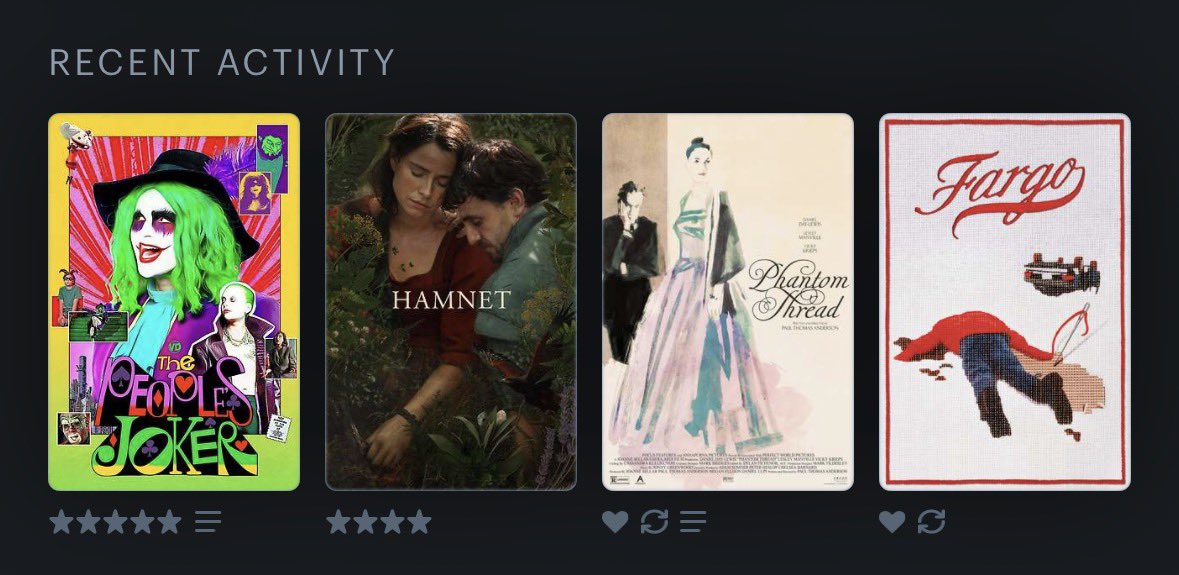 primalriddle's tweet image. finally moviepilled in the new year. watched these all with @gobackbodies :)