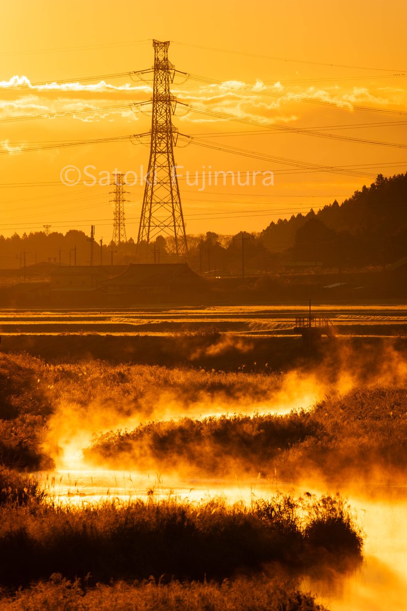 HQCeK6LloI1veKC's tweet image. 今年も変わらず、美しい鉄塔風景を求めて。
#鉄塔風景 #川霧 #氷点下の朝
