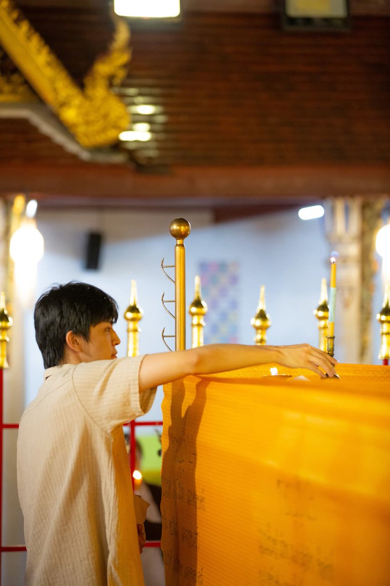 ooy151525's tweet image. วันสิ้นปีลูกเข้าวัด ส่วนแม่นอน เริสๆเลยละ