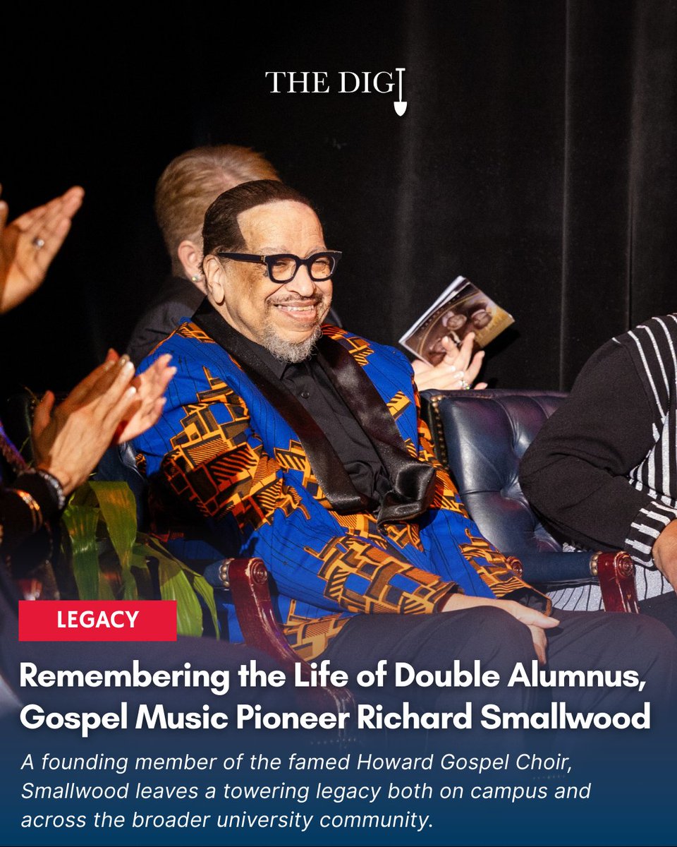 Remembering the life and legacy of Rev. Richard L. Smallwood (B.A. ’71, M.Div. ’04).

A founding voice of the Howard University Gospel Choir, a pioneer who reshaped gospel music, and a servant-leader whose compositions carried faith from sanctuary to world stage. His music gave