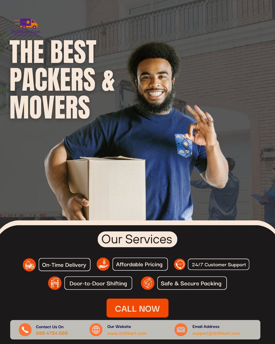 ShiftKart's tweet image. Move smart, move safe, move with ShiftKart. 🛡️📦

✅ Safe &amp;amp; Secure ✅ On-Time ✅ Affordable

Call Now to book your slot! 📲 888 4784 888

#ShiftKart #MovingSimplified #PackingExperts #Relocation