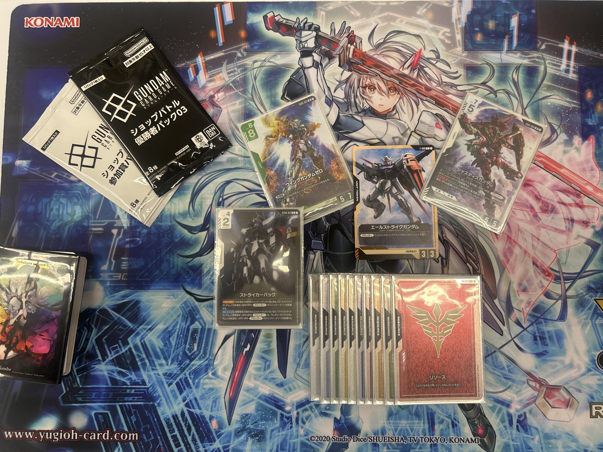 ガンダムカード ショップバトル】 参加者:9名 1/3(土)開催、優勝は