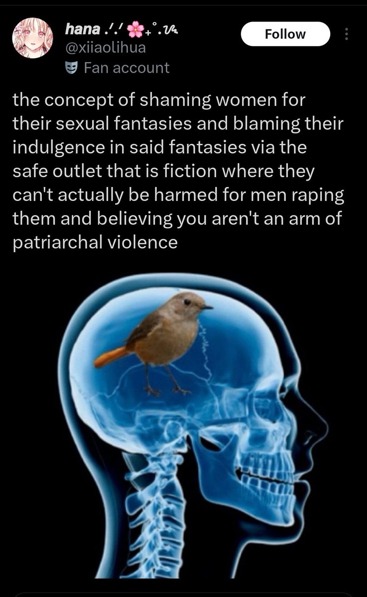 roverraven's tweet photo. The concept of sexualizing misogynistic abuse(that you know is degrading bc you are capable of recognizing it in case of racial abuse)and still believing that you arent an arm of patriarchal violence. The concept of not romanticizing patriarchal abuse being a "religious guilt" https://t.co/rpKjqTDJ9k
