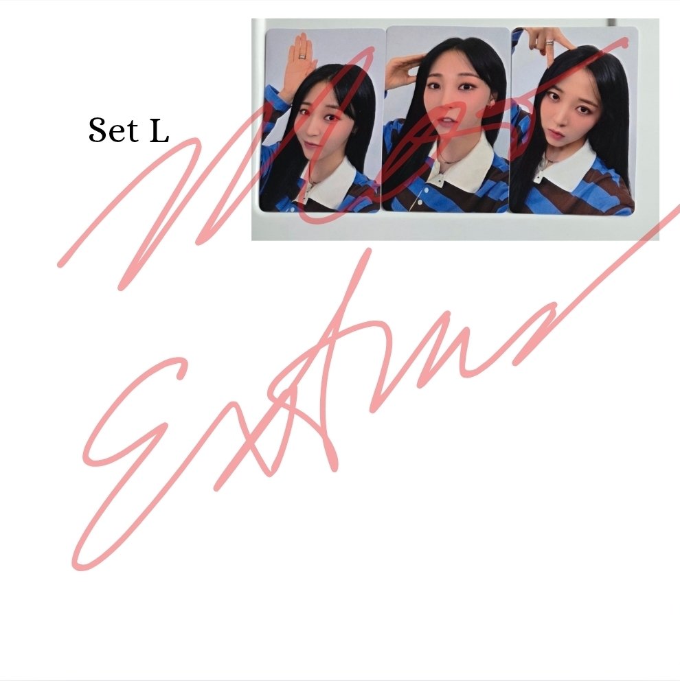 WTS LFB Mamamoo PH

NEW On hand!
Moonbyul Laundri POBs
Set I - 349
Set F, K, L - 399
Set G, H, J- 499

Free Random Moonbyul Album for every purchased Set! 😊

Sets A to E still available with limited quantity. 

DM to claim. 
#Moonbyul
#Laundri
#Mamamoo