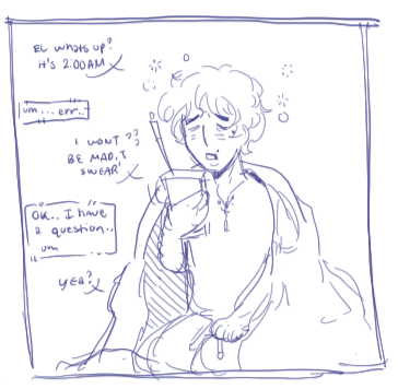 #willel #strangerthings comic of my headcanon that they always fall asleep together when the other is feeling down..
(4/14)