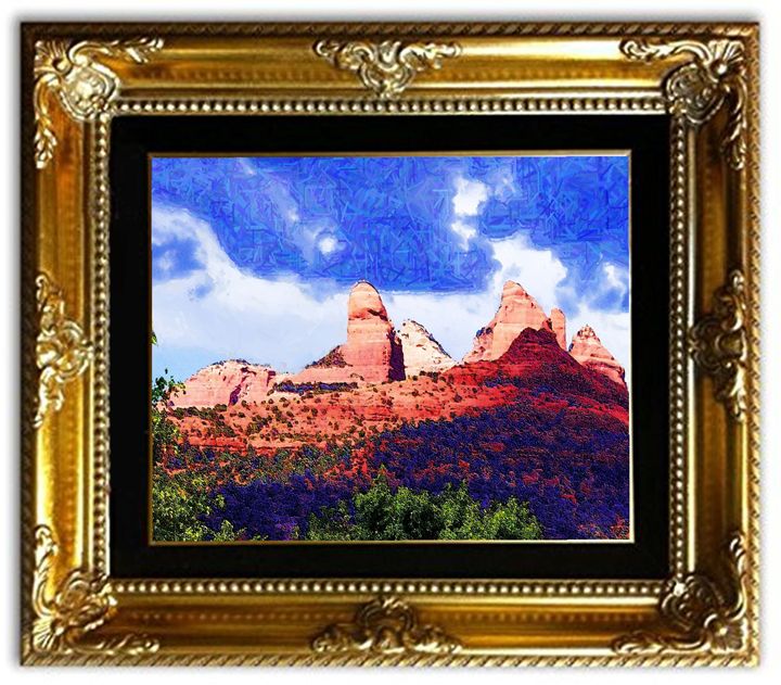 Art of the Day! "Storm Over Sedona". Buy at: ArtPal.com/drcommunicator…