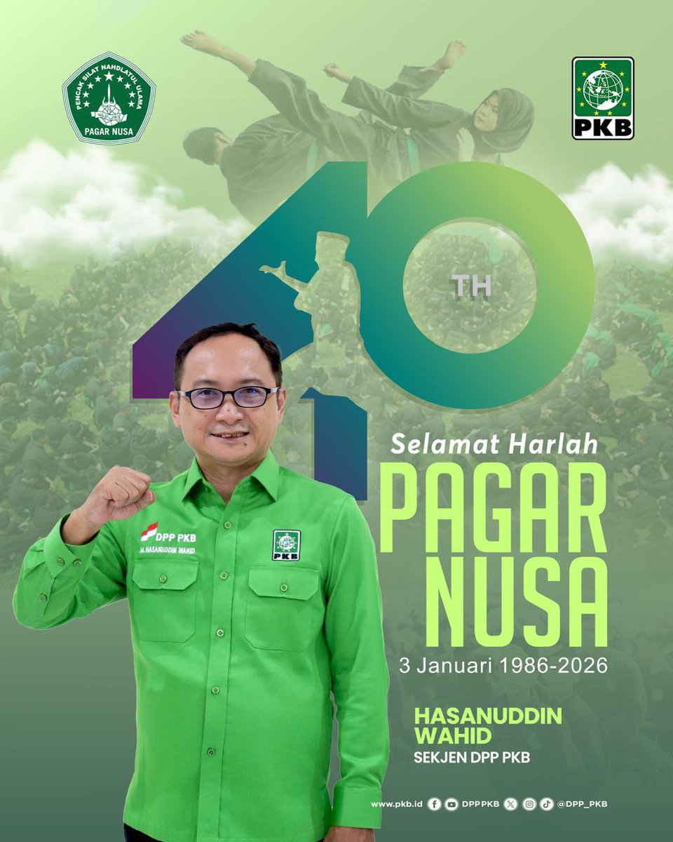 40 tahun Pagar Nusa. Semoga tetap kokoh mengabdi, kuat bertradisi, dan teguh menjaga NKRI. <a href="/PagarNusa_NU/">PP Pagar Nusa</a> 

#pagarnusa
#harlahpagarnusa
