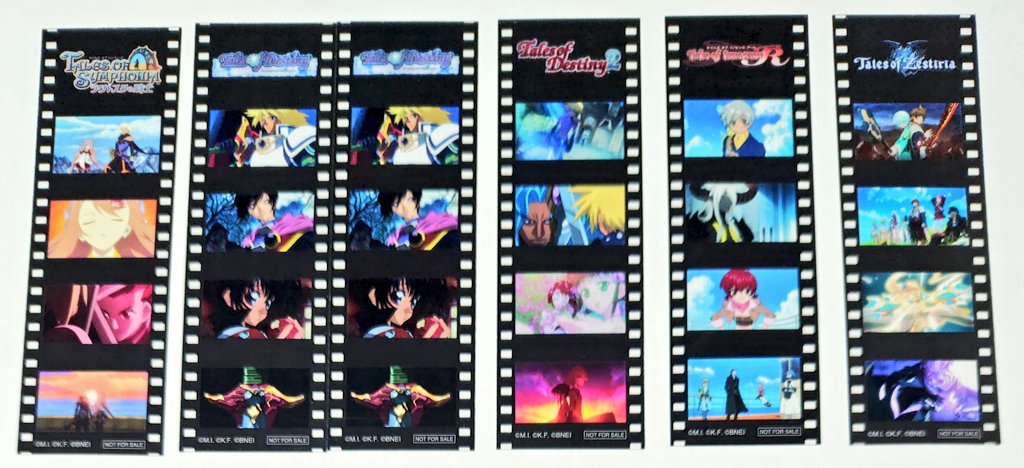 交換】テイルズ 30周年展 30th フィルム風しおり クリアカード 譲:画像