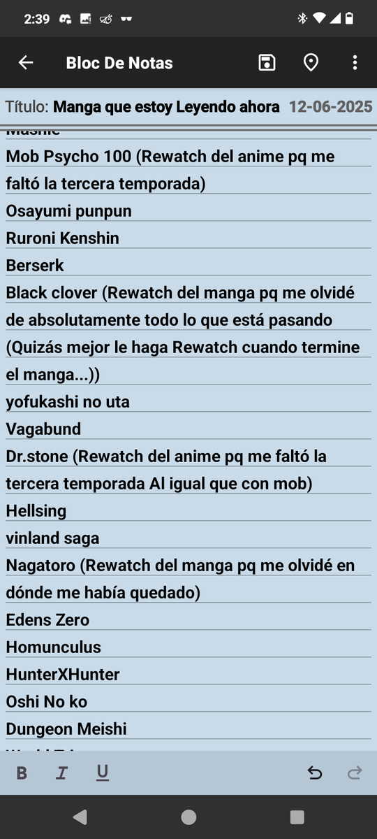 Ultr91218's tweet photo. Mangas Planeados para leerme en 2026 (Tal vez ponga mis opiniones miadas acá en un hilo) https://t.co/JsJ4AQ4Taf