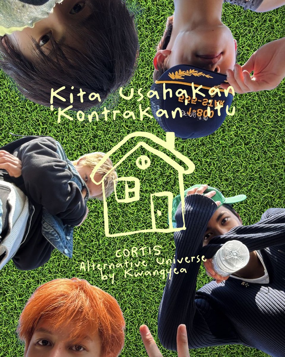 kwangyeas's tweet photo. “Kita usahakan kontrakan itu” 🏠 
— a CORTIS alternative universe by @kwangyeas https://t.co/lbocTuvZFs