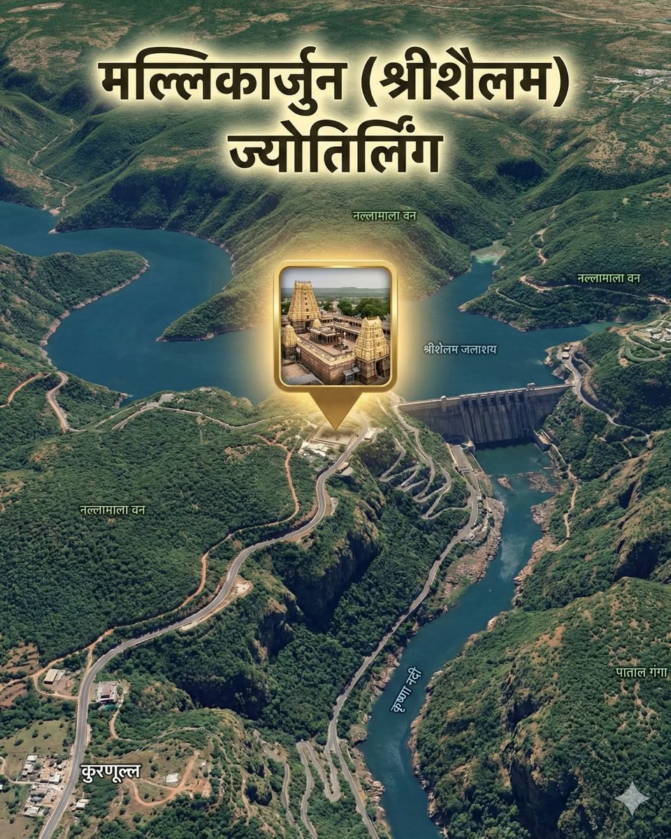 मल्लिकार्जुन दर्शन समय का चित्रण