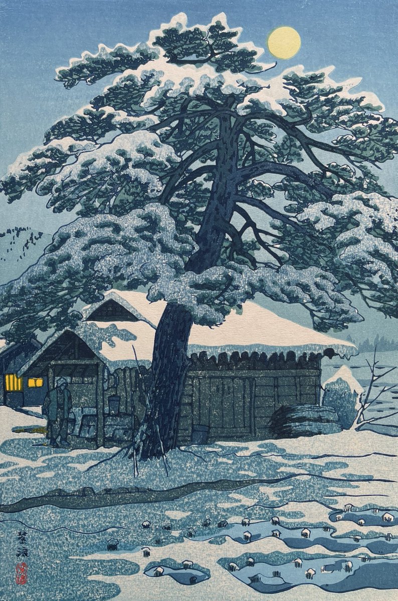 DailyClassicArt's tweet photo. Shiro Kasamatsu - "Ruins of Shitomae Barrier" (1956) https://t.co/Y5imT7XKjn
