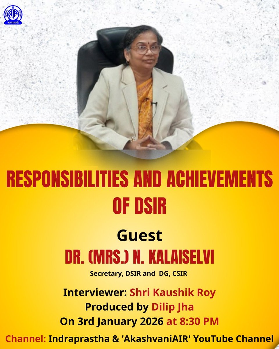 DSIR-INDIA tweet media