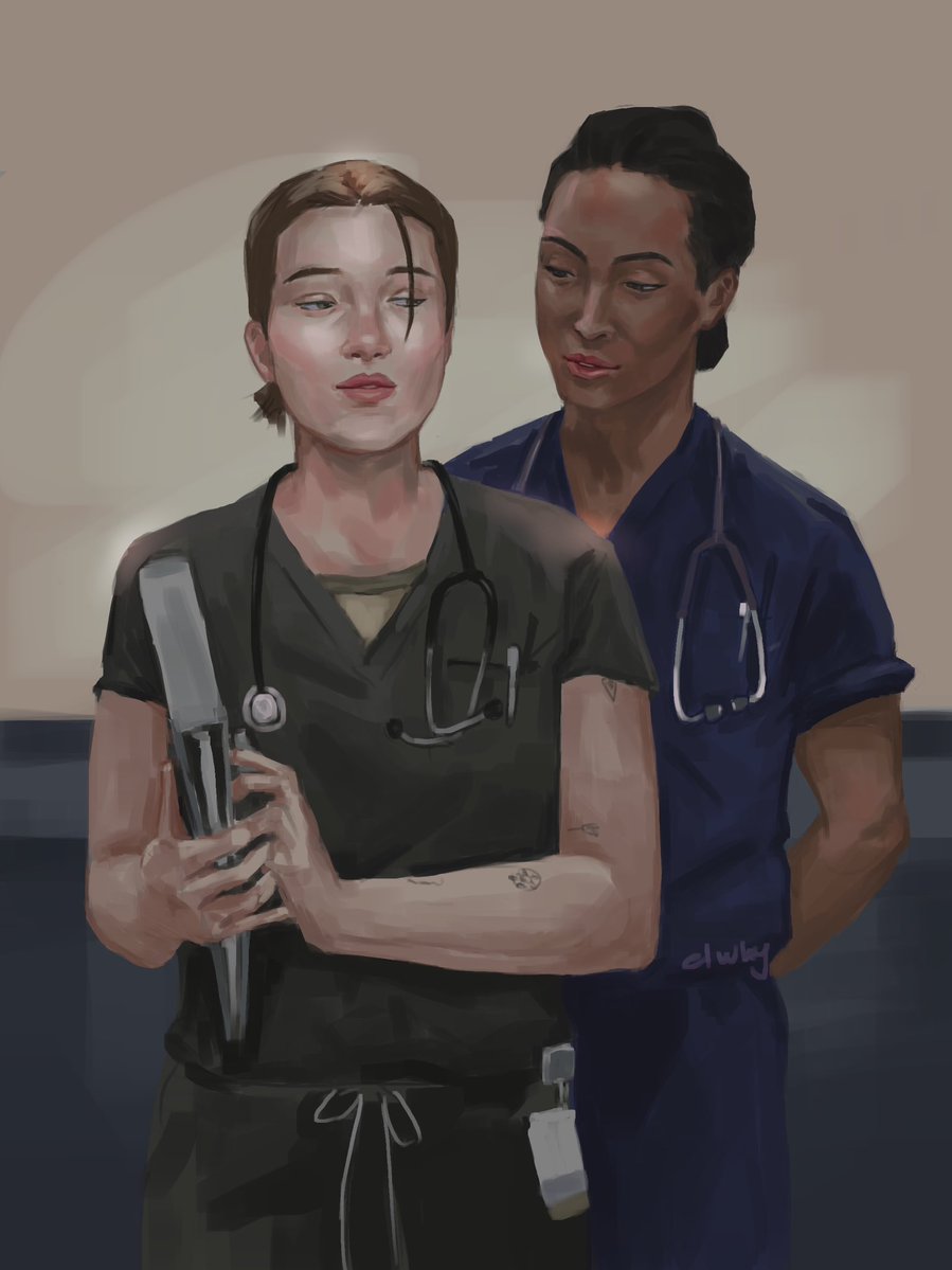 elwhyart's tweet image. does anyone fw garsantos or pitt yuri in general here #thepitt