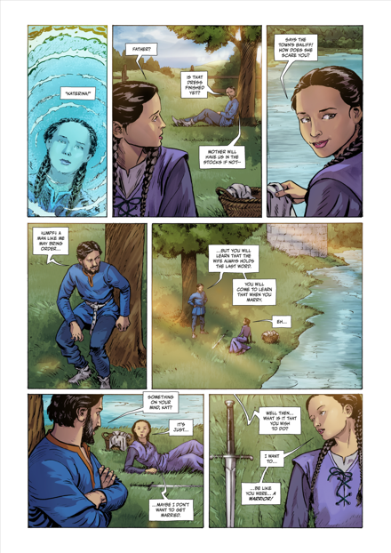 PalmComics's tweet photo. A five-page sneak peek into the story of Embers of the Covenant, a fantasy story written by Alijah Watkins and Illustrated by Milan Uvrtacev with colors from Kimberly Brum. #Comic #indiecomics #fantasy https://t.co/hlL66vfZbK