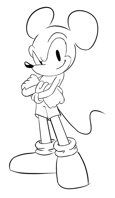 Jukobut3's tweet photo. mickey mous eif he had a good fucking character design https://t.co/LsI1LjYafX