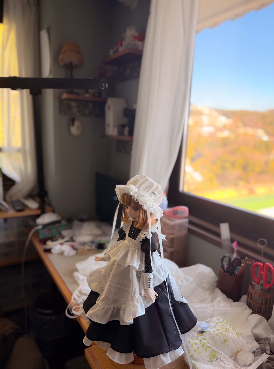 MDDメイド服 自分の中では魅力85点くらいまでは来たかなと。 ただ