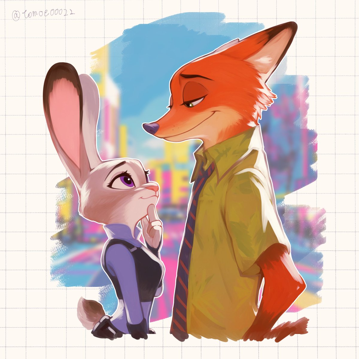 tomoe00022's tweet image. #wildehopps  #Zootopia