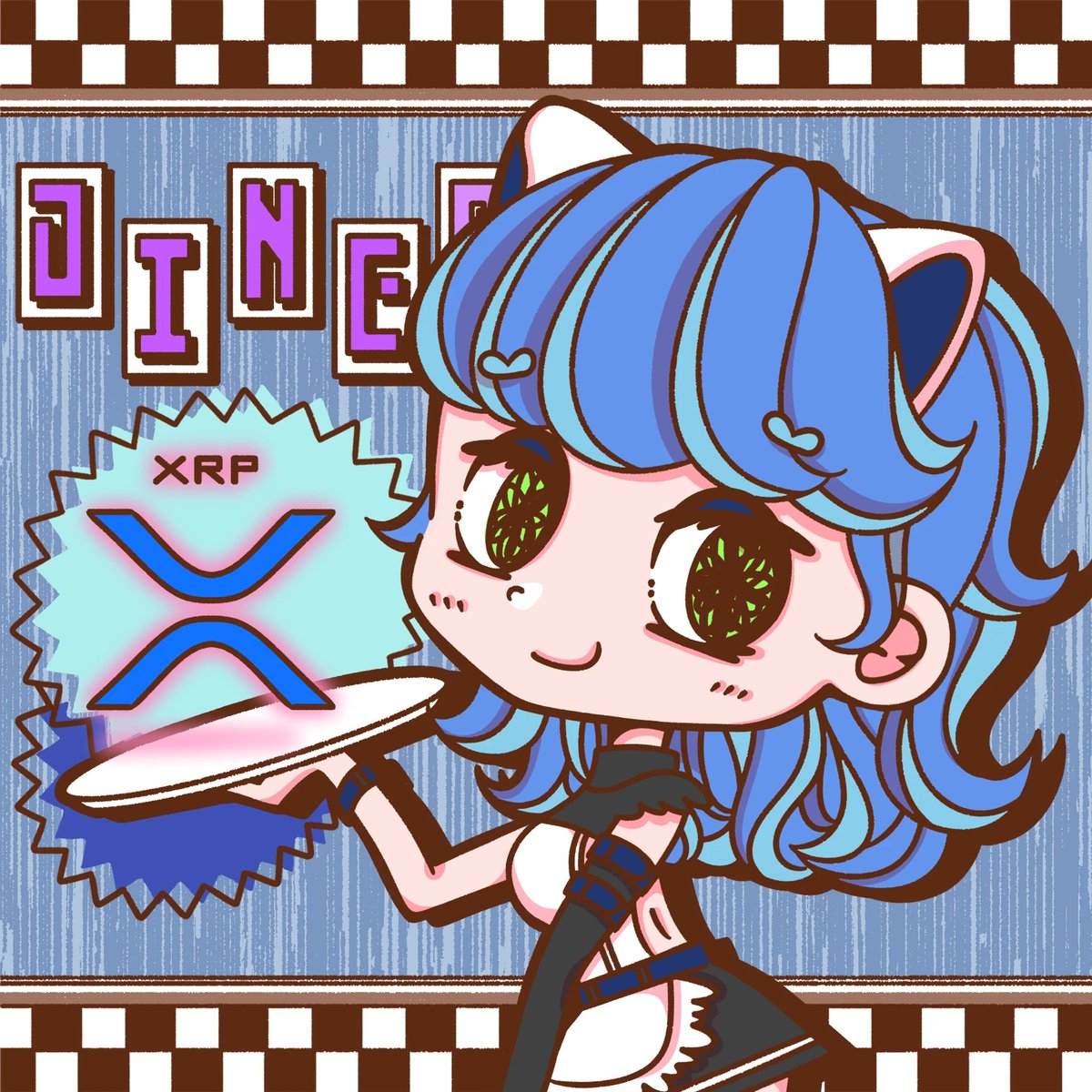 Colonel_Meta's tweet image. Yay, I am listed on the AL. So happy😍
Because I am holding Crunk Cat Collection and With.
Ham-san, thank you so much!
CrunkちゃんとWithのおかげでフリミンのALをゲットできました！嬉しい！！
#mpmint #CrunkCat #With