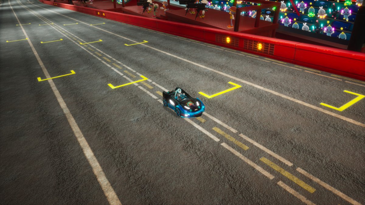 FutureSoundStar's tweet image. Hate waiting but least I got some good angles with this neat car!
#SonicRacingCrossWorlds