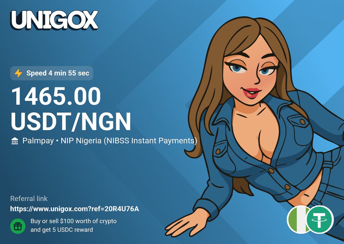I discovered <a href="/Unigox_global/">UNIGOX | Fiat to Crypto Fast</a> a while ago and my experience trading P2P has never been the same. Less heart aches, more trust. I would wholeheartedly recommend it to those like myself who exchanges have shown shege. 

Here you go 👇🏿 unigox.com/?ref=20R4U76A

#UnigoxHolidayTrades