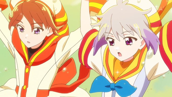 二人で変身だ #precure #tokyomx 