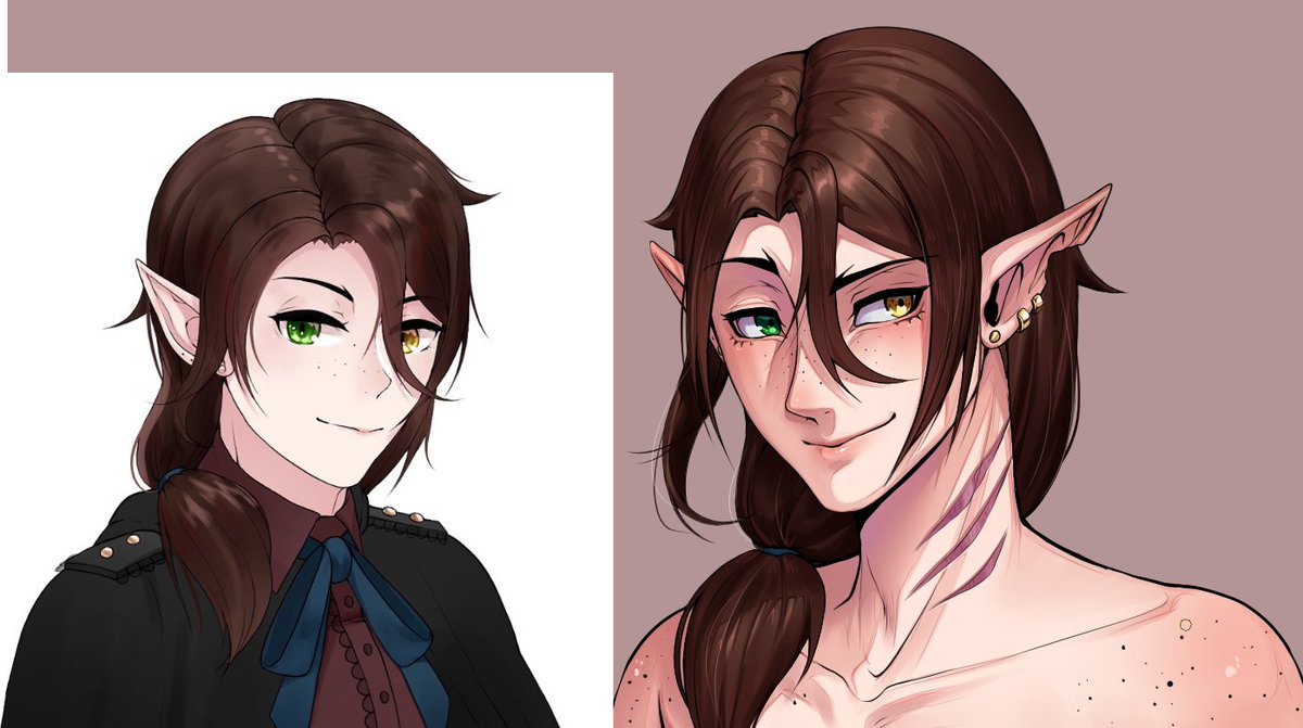 4 year difference in my abilities

It feels so surreal to look at 🥹 #DnDcharacter #oc