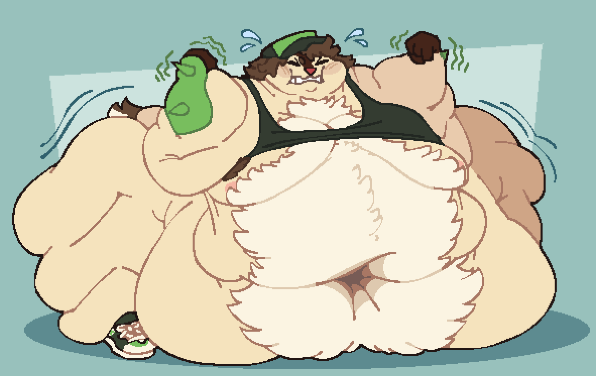 Chuck's going into the new year bigger and better than ever! (and a lot heavier too!)

Art by <a href="/RoundedPentagon/">RoundedPentagon</a>