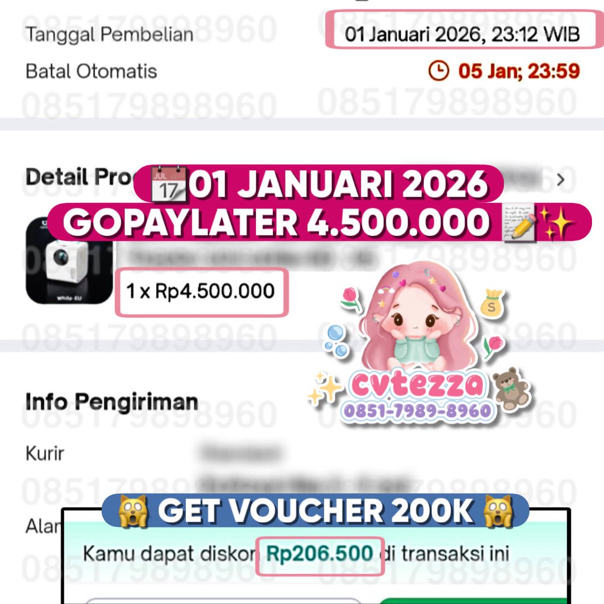 cvtezza's tweet image. 🚨 𝐅𝐔𝐋𝐋  𝘽𝙄𝙂 𝙉𝙊𝙈𝙄𝙉𝘼𝙇 🚨
#nombesarbyzaa 

─── 📆 01 𝐉𝐀𝐍𝐔𝐀𝐑𝐈 2026 ───

📬 GOPAYLATER — 𝟰.𝟱𝟬𝟬.𝟬𝟬𝟬
📬 SPAYLATER — 𝟳.𝟬𝟬𝟬.𝟬𝟬𝟬
📬 ATOME — 𝟳.𝟴𝟬𝟬.𝟬𝟬𝟬
📬 GOPAYLATER — 𝟭𝟬.𝟬𝟬𝟬.𝟬𝟬𝟬

⚡️ REAL CAIR SAT-SET, HITUNGAN MENIT!

t. gestun…