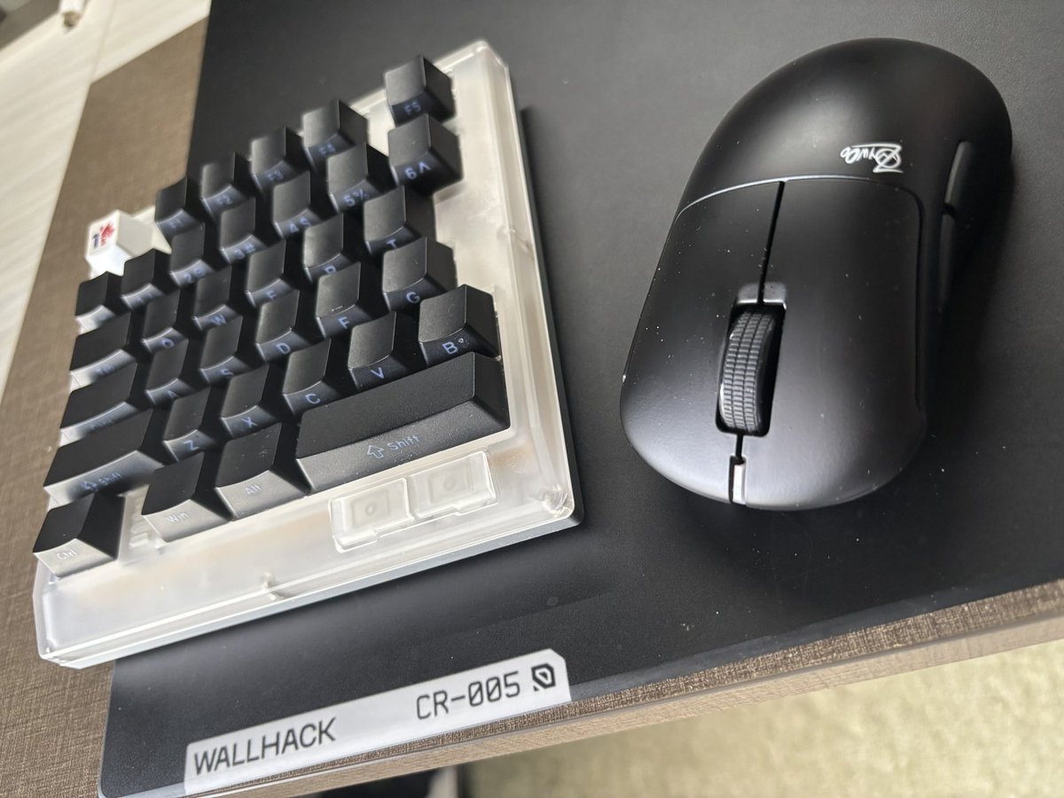 2026 年最初の My Setup！！ ZywOo mini (ソールはPLZ-F) と CR005 の