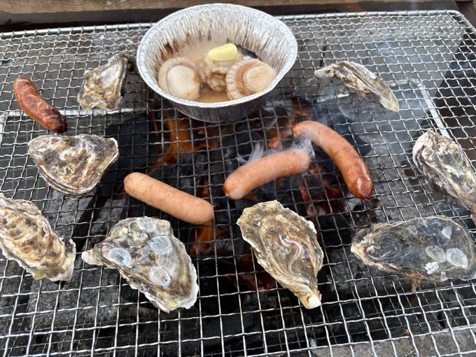 帰省無くなったので牡蠣食った 