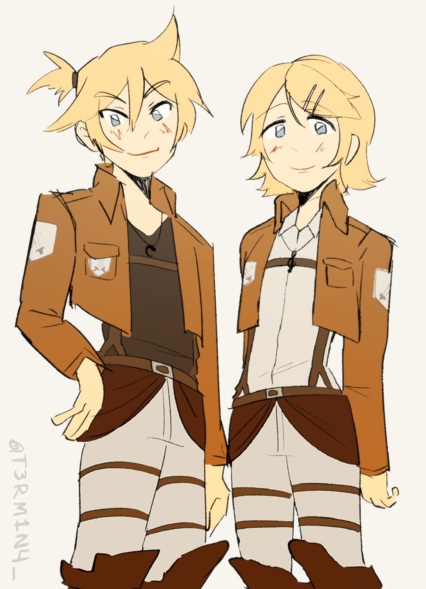 ⚔️#VOCALOID #Kagamine #AOT