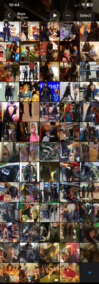 5 years of tall bayonetta