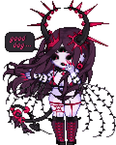 MavethVT's tweet image. I don't even do anything but dress up my lil pixel girl on gaia