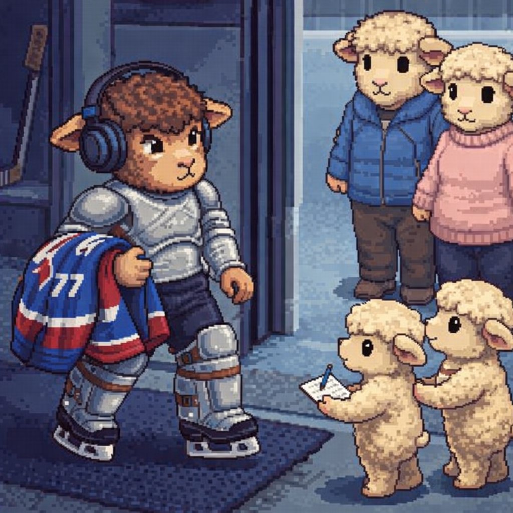 Mighty Lamb Miles 🐑✝️🏒 tweet media