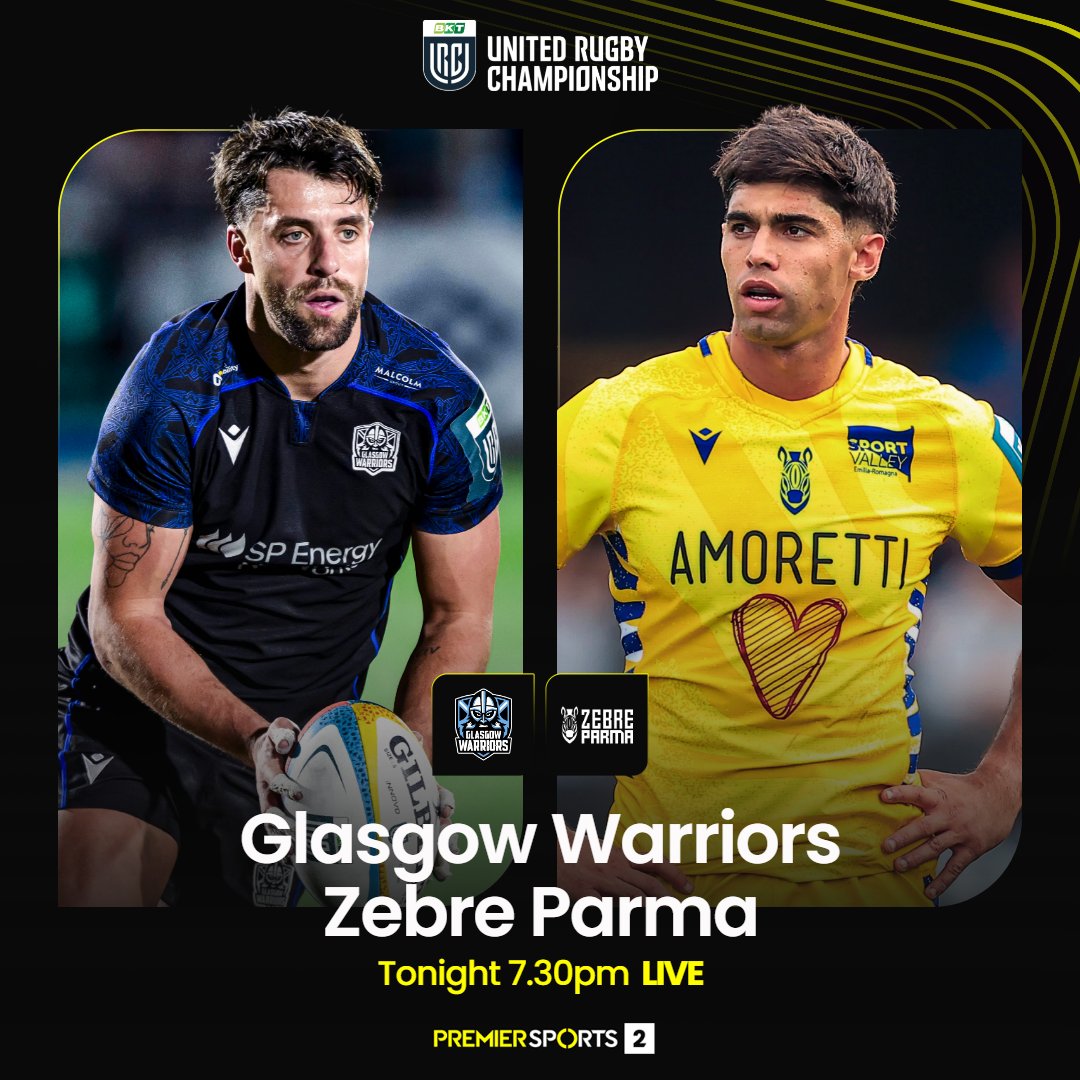 Franco Smith's side return to home soil after their 1872 Cup triumph last weekend 👊

Watch live coverage of Glasgow Warriors vs Zebre Parma from 7.30pm on Premier Sports 2 📺