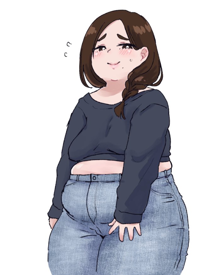 最近の服の丈感に戸惑ってしまうおばさん 