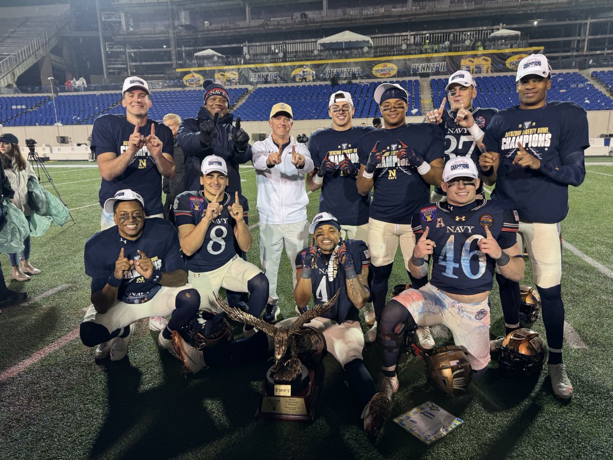 11 wins this season! 21 wins over the last two seasons! Best young men in the country! Proud to be a part of Navy Football! ROLL GOATS!!!