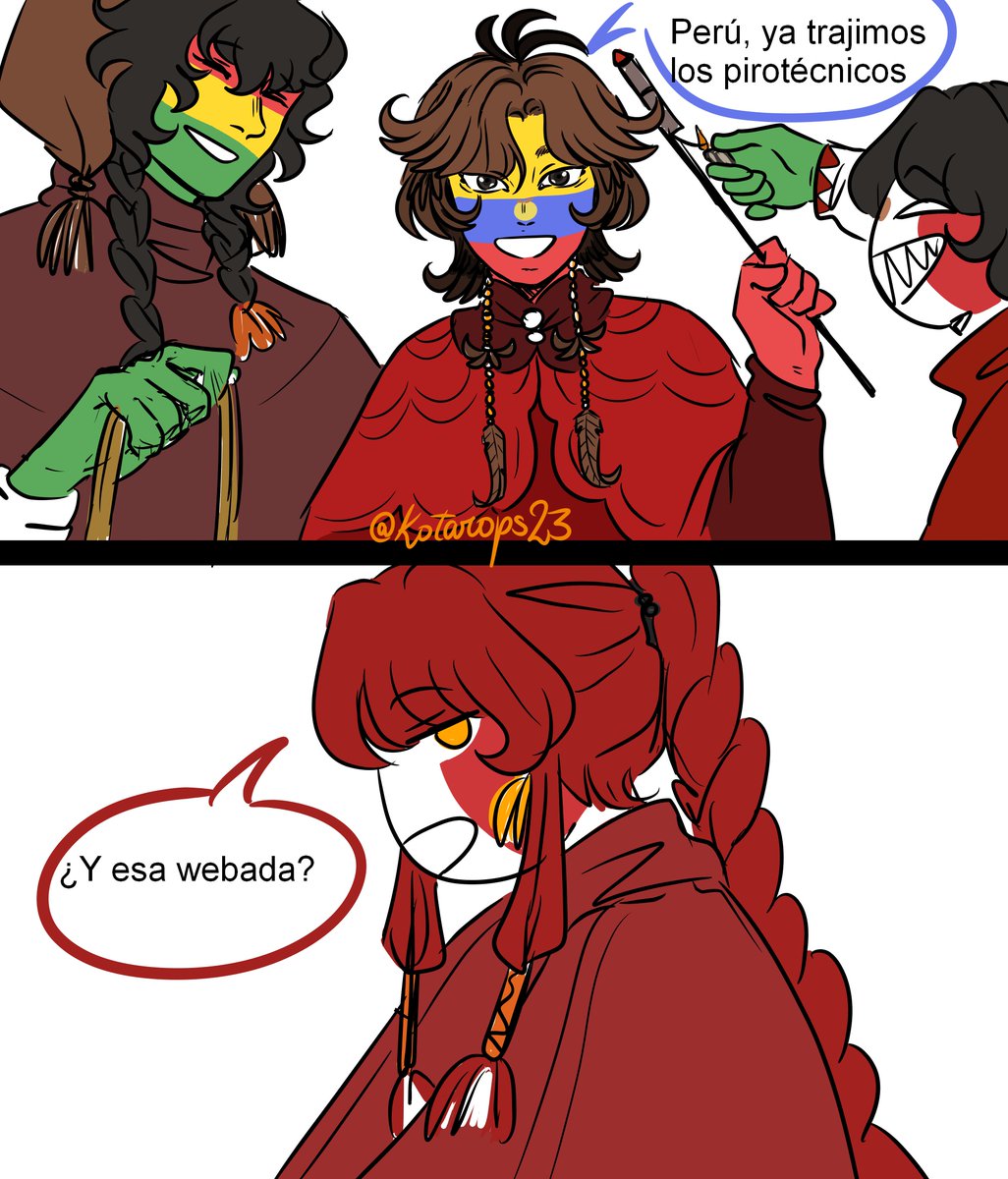 kotarops23's tweet image. :2 #CountryHumans #countryhumansperu #countryhumansmexico