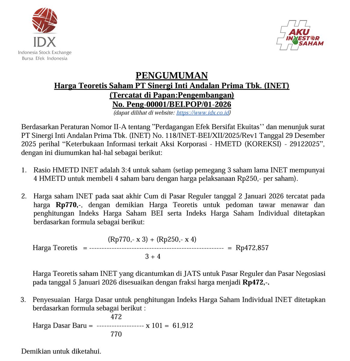 Arvin Honami | Investor Pakai Data Bukan Drama tweet media