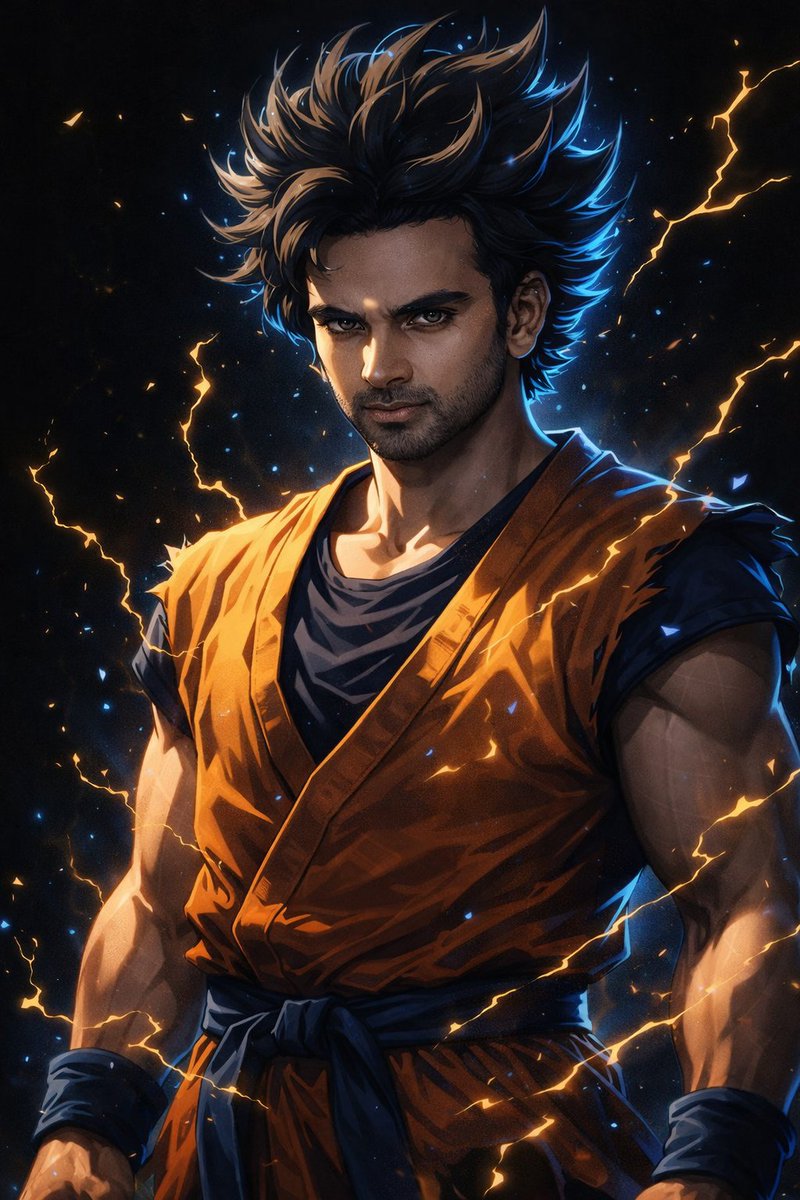 The "Super Saiyan" prompt—

> Use only ChatGPT 
> works best with a portrait with straight faces

Prompt ⤵️
